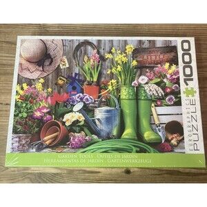 Garden Tools 1000 Piece Jigsaw Puzzle Eurographics New Sealed Made USA